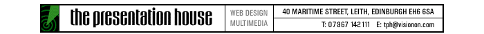 the presentation house web design edinburgh multimedia - edinburgh and the scottish borders 